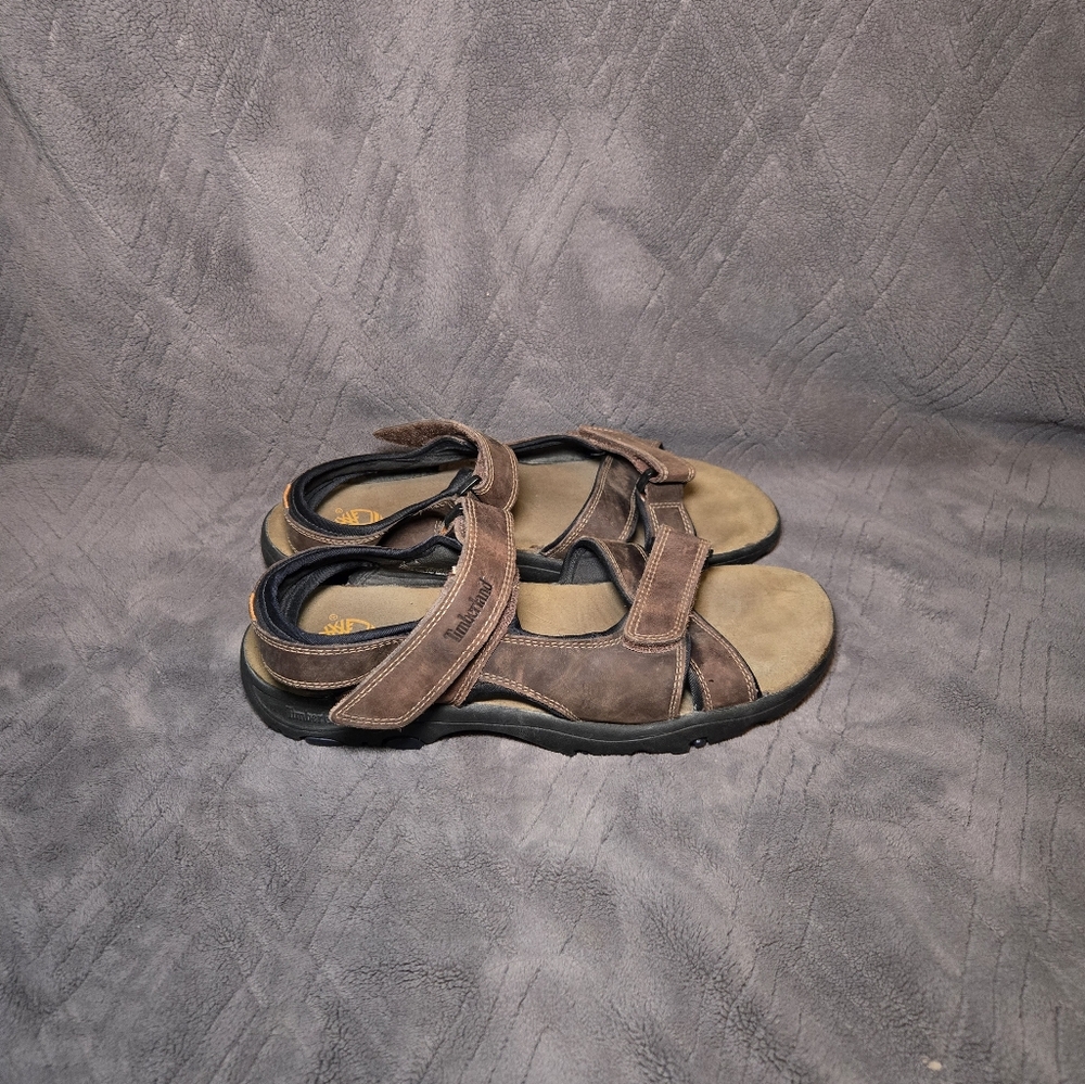 Timberland Leather Sandal Mens Sz 10M Hiking Walking Water Sports Shoes.